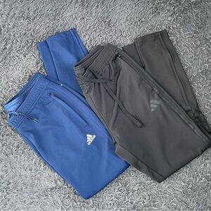 Men Size M adidas Tiro Training Pants Trackpants joggers Zip Blue Black Bundle